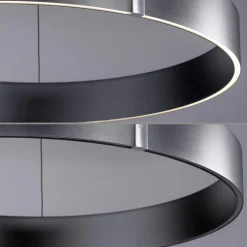 Lampa wisząca z płynną regulacją wysokości PURE E-CLIPSE SZARY (2561-15) - Paul Neuhaus