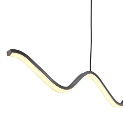 Lampa wisząca ZIGZAG LED czarna 90 cm (ST-MD240602 BLACK) - Step into Design
