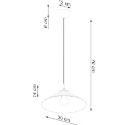 Lampa wisząca ZUMA czarna (SL.1326) - Sollux Lighting