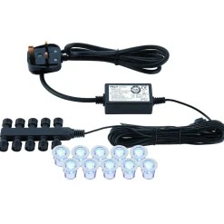 Lampa wpuszczana Ikon round 30mm kit IP67 0.45W (13890) - Saxby