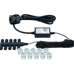 Lampa wpuszczana Ikon round 30mm kit IP67 0.45W (13890) - Saxby