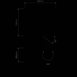 Lampa wpuszczana Minima Round Adjustable (1249003) - Astro Lighting