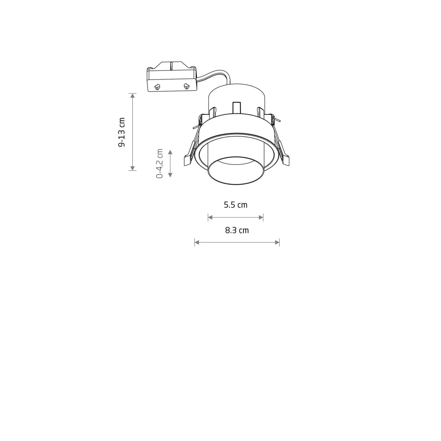 Lampa wpuszczana MONO SLIDE (10798) - Nowodvorski