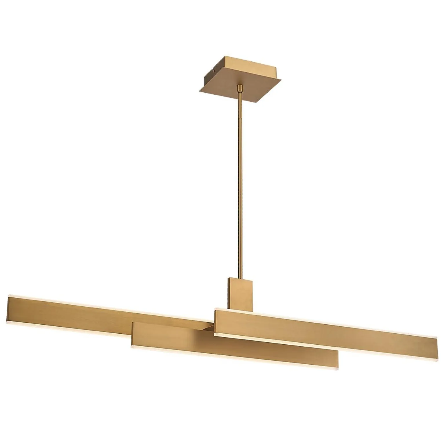 Lampa wyspowa Cameno - Szczotkowane złoto (QN-CAMENO-LP-BG) - Quintiesse