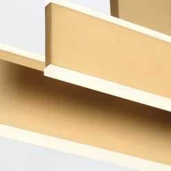 Lampa wyspowa Cameno - Szczotkowane złoto (QN-CAMENO-LP-BG) - Quintiesse