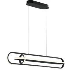 Lampa wyspowa Demark - Matowa czerń (QN-DEMARK-LP-BK) - Quintiesse