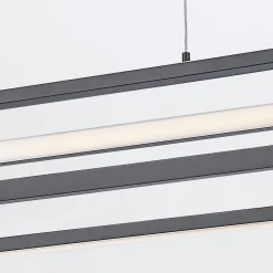 Lampa wyspowa Demark - Matowa czerń (QN-DEMARK-LP-BK) - Quintiesse