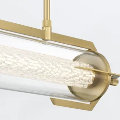 Lampa wyspowa Espada - Szczotkowane złoto (QN-ESPADA-LP-BG) - Quintiesse