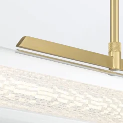 Lampa wyspowa Espada - Szczotkowane złoto (QN-ESPADA-LP-BG) - Quintiesse