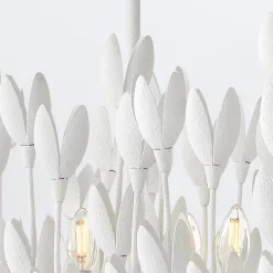 Lampa wyspowa Flora - 10 źródeł światła - Tynk strukturalny (QN-FLORA10-WHT) - Quintiesse