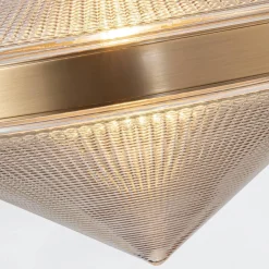 Lampa wyspowa Willard - 2 źródła światła - Vintage mosiądz (QN-WILLARD-LP2-VBS-PG) - Quintiesse