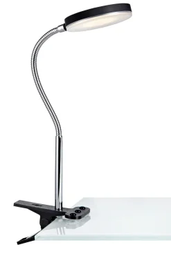 Lampa z klipsem FLEX Klip 1L LED Czarny/Chrom