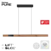 Lampa z płynną regulacją wysokości i szerokości PURE-MOTO-RISE NATURALNE DREWNO (2545-79) - Paul Neuhaus