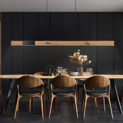 Lampa z płynną regulacją wysokości i szerokości PURE-MOTO-RISE NATURALNE DREWNO (2545-79) - Paul Neuhaus