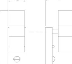 Lampa zewnętrzna kinkiet Zilly Up & Down z czujnikiem zmierzchowo/ruchowym (D731007)