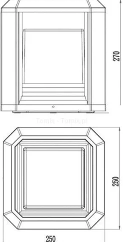 Lampa zewnętrzna LED BOOTIS II 3000K (D733027)