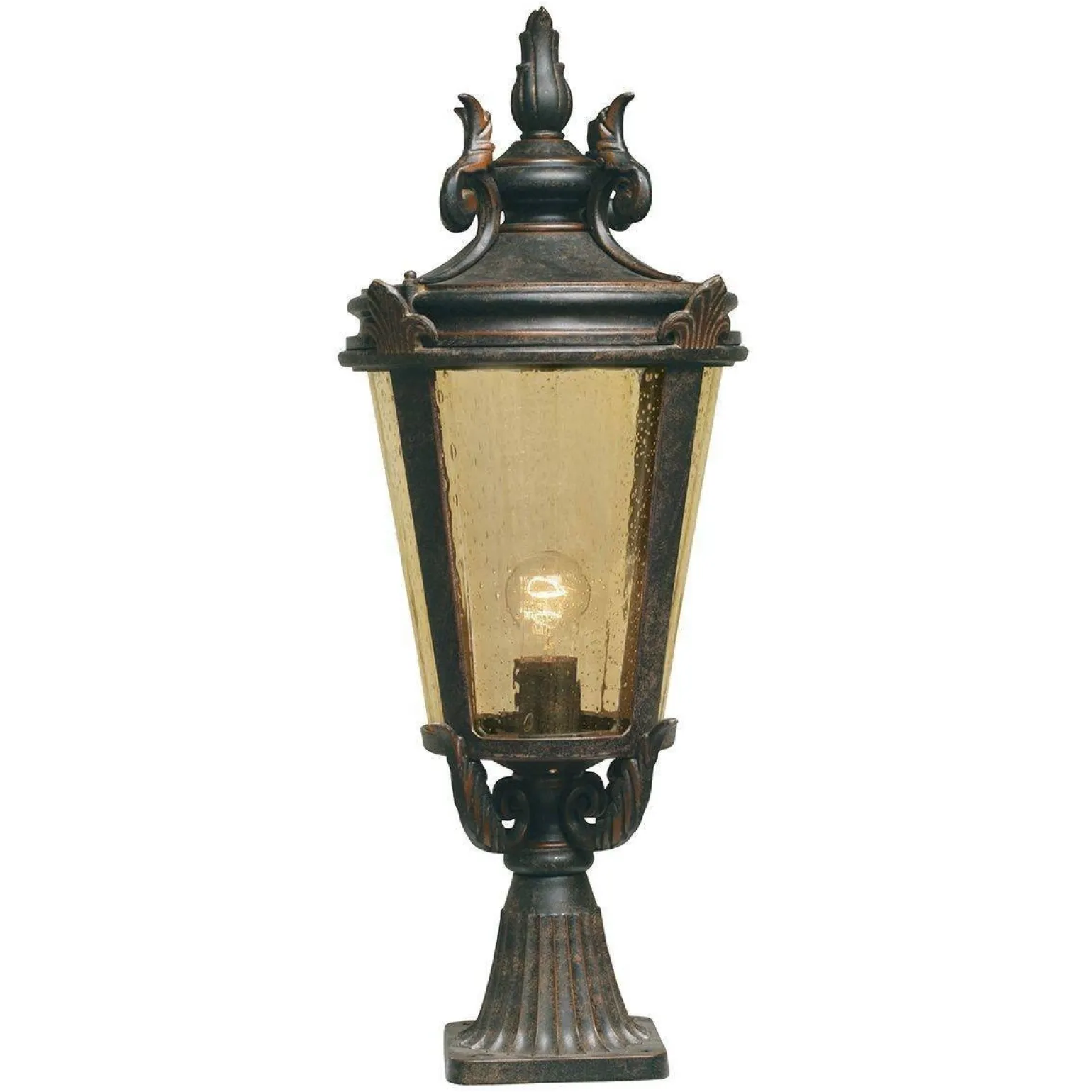 Lampa zewnętrzna, stojąca BALTIMORE kol. STARY BRĄZ (BT3/L) - Elstead Lighting