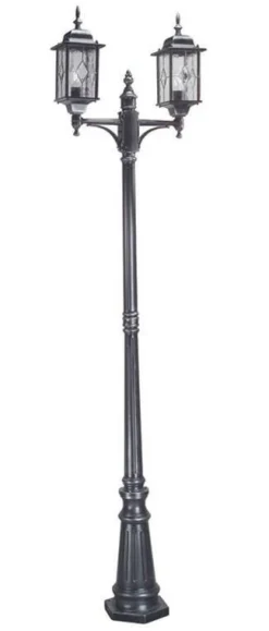 Lampa zewnętrzna, stojąca WEXFORD kol. CZARNO-SREBRNY (WX8) - Elstead Lighting