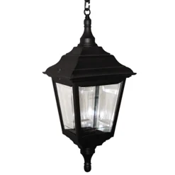Lampa zewnętrzna, wisząca KERRY kol. CZARNY (KERRY CHAIN) - Elstead Lighting