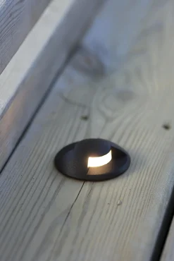 Lampa zewnętrzna wpuszczana GARDEN 24 Spot Schodowy 0,8W Czarny