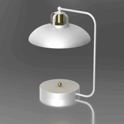 Lampka biurkowa FELIX WHITE/GOLD 1xE27 (MLP7706) - Milagro