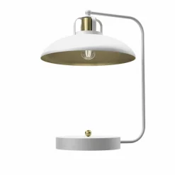Lampka biurkowa FELIX WHITE/GOLD 1xE27 (MLP7706) - Milagro