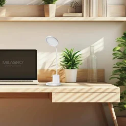 Lampka biurkowa SCUOLA WHITE 5W LED (ML1016) - Milagro