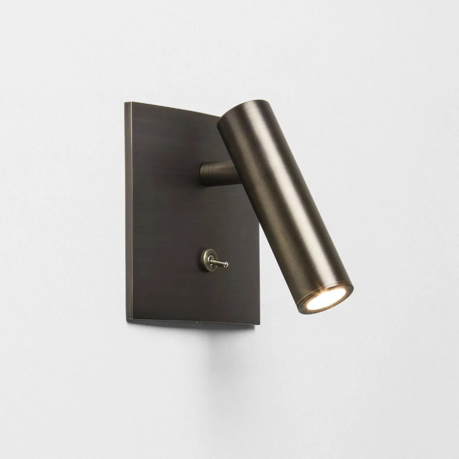 Lampka do Czytania Enna Square Switched LED Brąz (1058085) - Astro Lighting