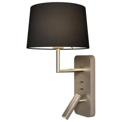 Lampka do Czytania Side by Side Grande USB Matowy Nikiel (1406014) - Astro Lighting