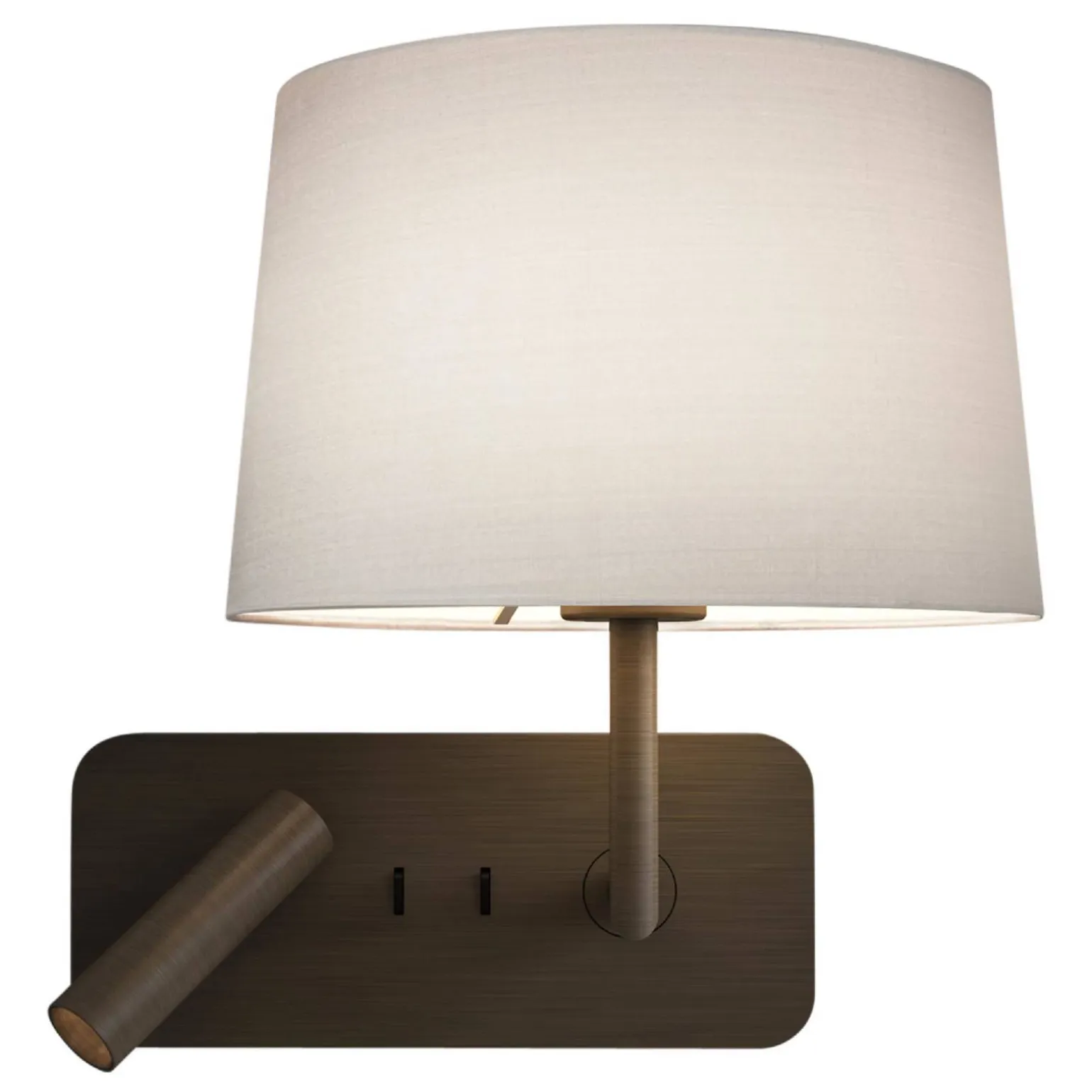 Lampka do Czytania Side by Side Grande USB Brąz (1406012) - Astro Lighting