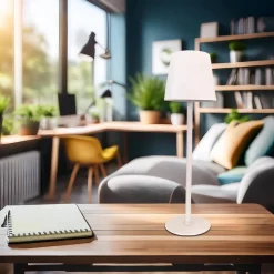 Lampka na stół Toscana IP 44 white 2W (ML1294) - Milagro