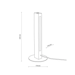 Lampka nocna TEO LED ORZECH (1411) - TK Lighting