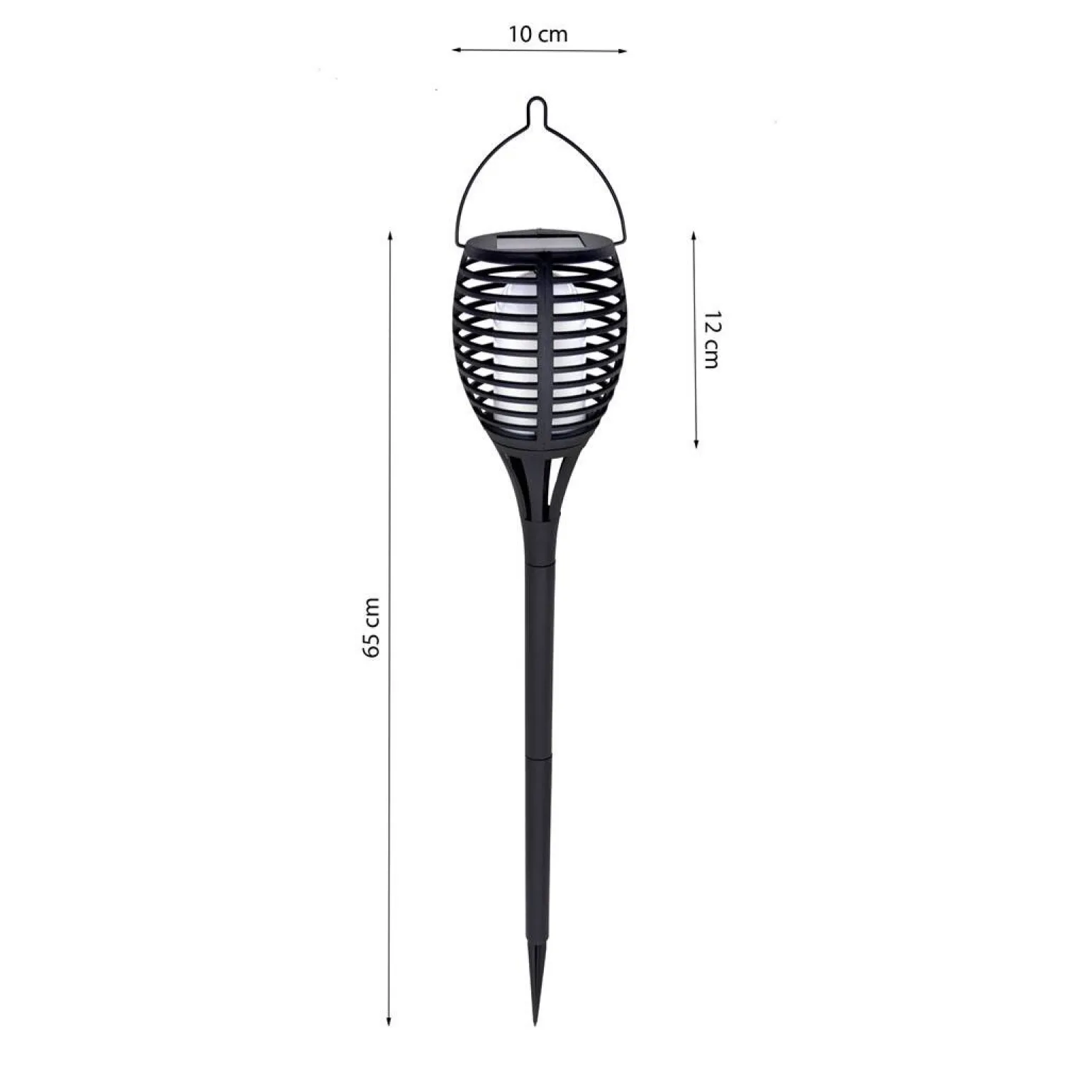 Lampka Solarna Imitująca Płomień (EKO0436) - Eko-Light