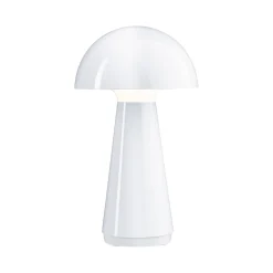 Lampka stołowa akumulatorowa ONZO LED 3-STEP DIM USB-C 2.6W 240lm 2700K IP44 biały połysk / tworzywo sztuczne (PL76995) - PAULMANN