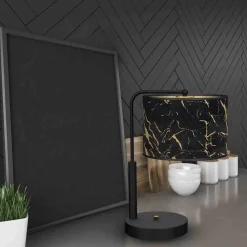 Lampka stołowa SENSO Black/Gold 1xE27 (MLP7299) - Milagro