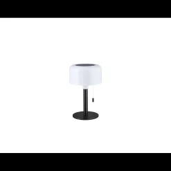 Lampka stołowa solarna BARTJA LED 3-STEP DIM USB-C 1.6W 160lm 2700K IP44 czarny / tworzywo sztuczne (PL94607) - PAULMANN