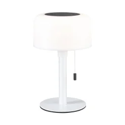 Lampka stołowa solarna BARTJA LED 3-STEP DIM USB-C 1.6W 160lm 2700K IP44 biały / tworzywo sztuczne (PL94606) - PAULMANN