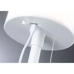 Lampka stołowa solarna BARTJA LED 3-STEP DIM USB-C 1.6W 160lm 2700K IP44 biały / tworzywo sztuczne (PL94606) - PAULMANN