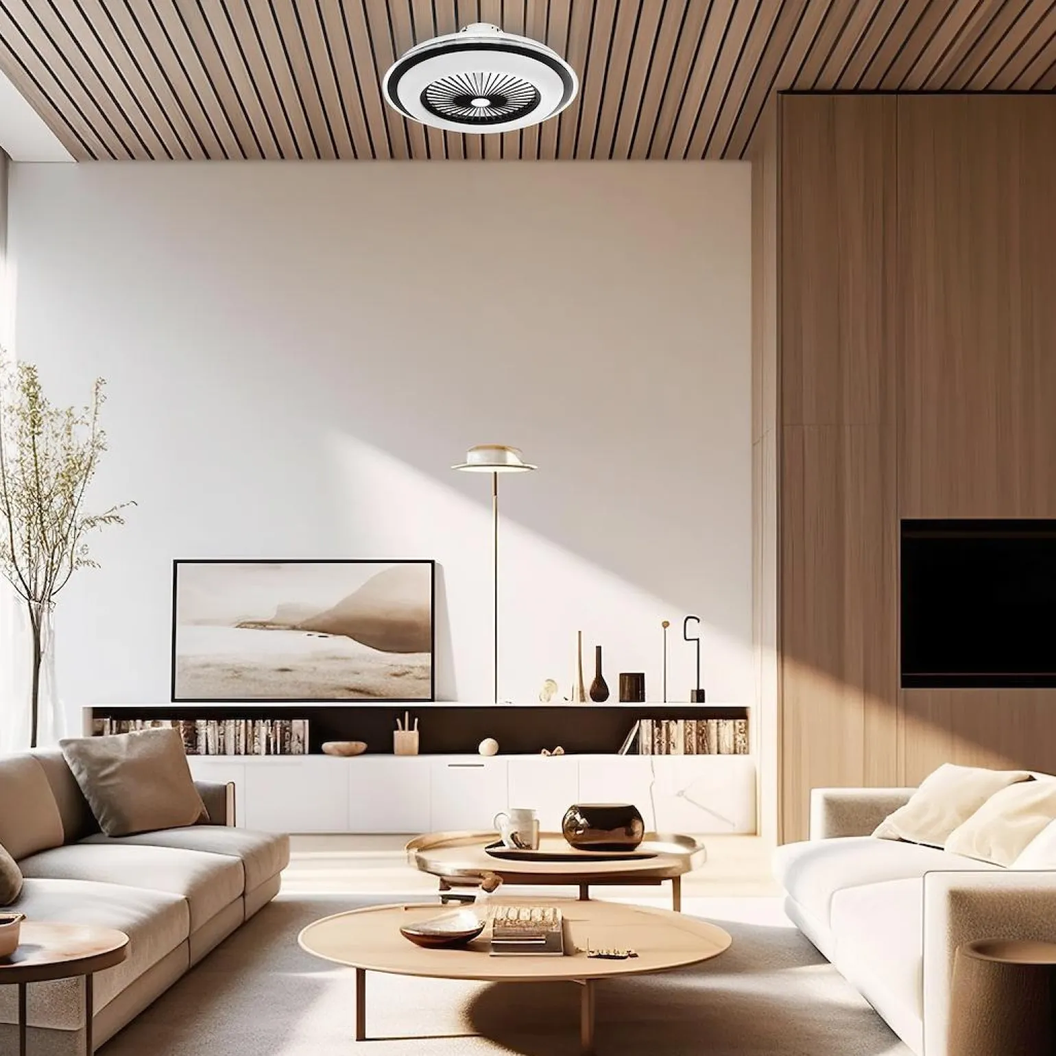 Lampowentylator ZEPHYR BLACK 48W LED+ PILOT (ML1514) - Milagro