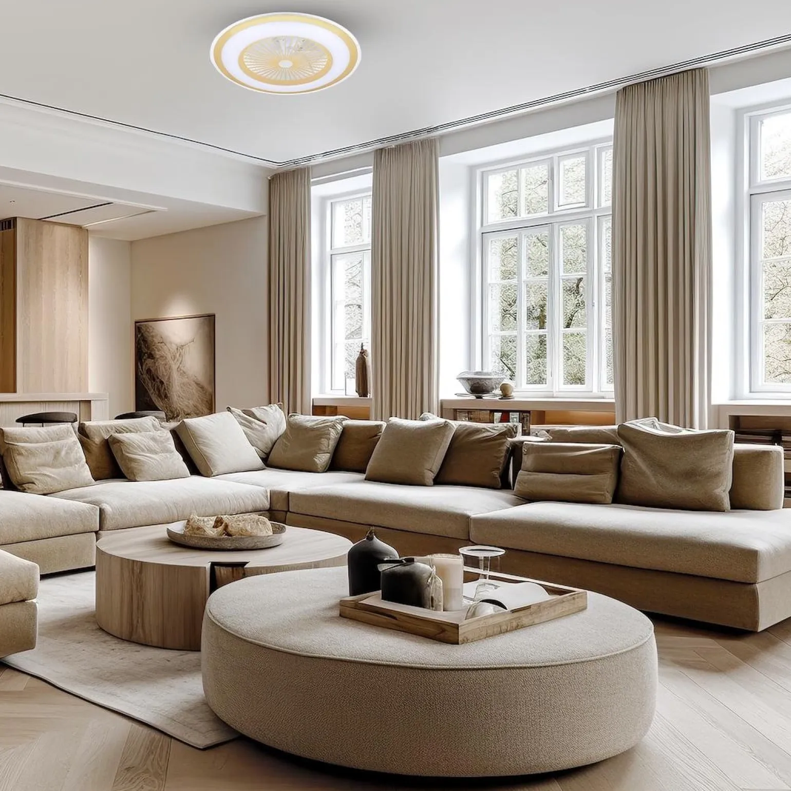 Lampowentylator ZEPHYR GOLD 48W LED+ PILOT (ML1517) - Milagro