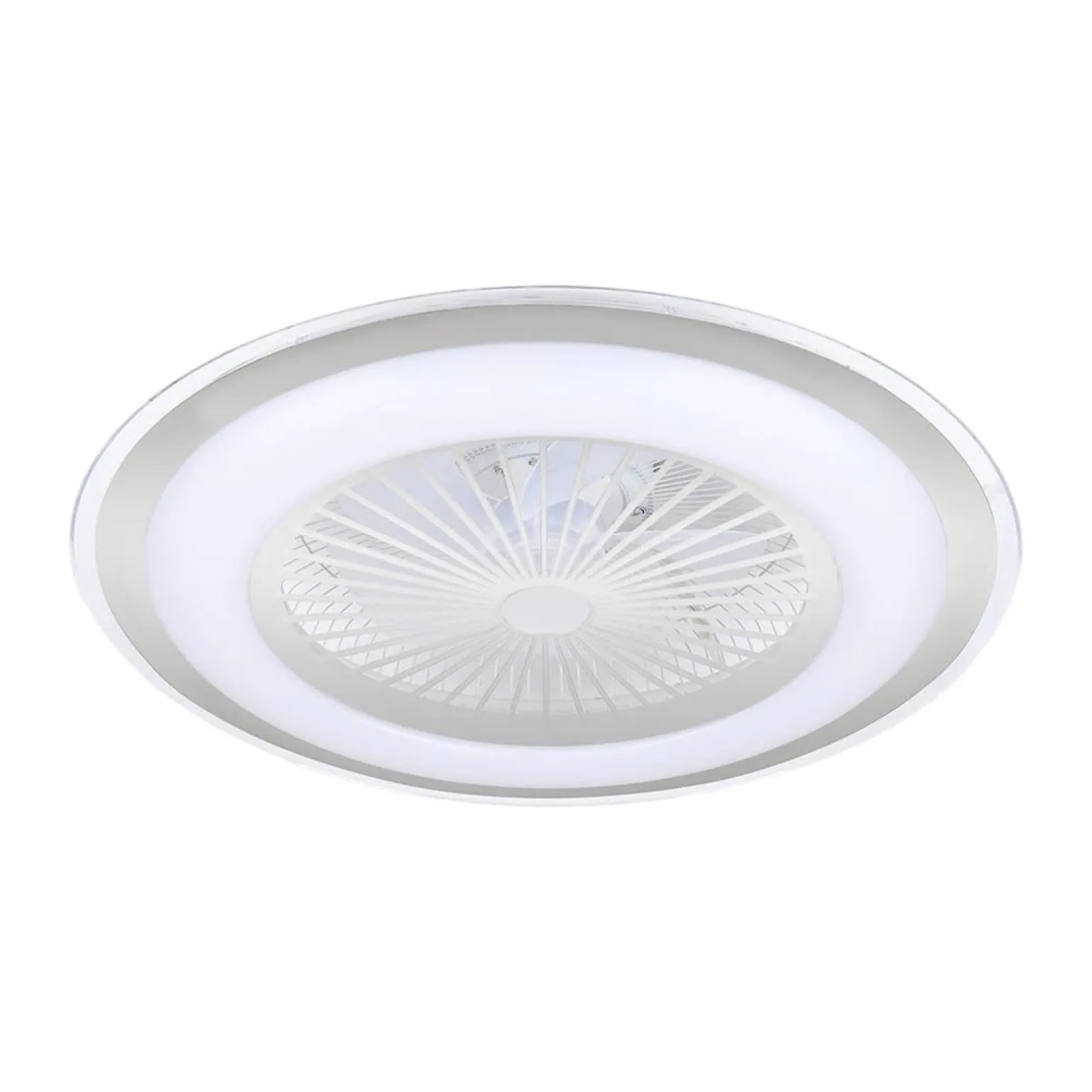 Lampowentylator ZEPHYR SILVER 48W LED+ PILOT (ML1515) - Milagro