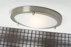 Lampy sufitowe ANCONA Nordlux E27 2X40W Metal Stal szczotkowana