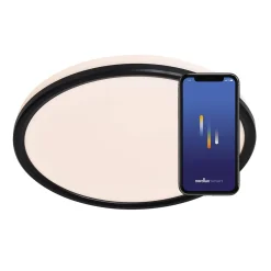 Lampy sufitowe LivaSmart Nordlux LED Tworzywo sztuczne Czarny