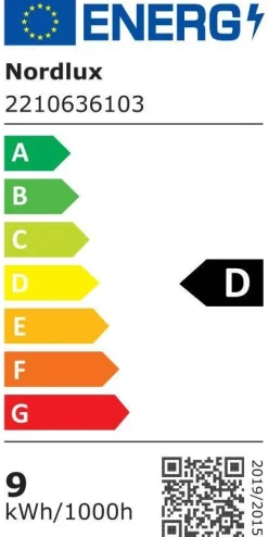 Lampy sufitowe OJA Nordlux LED Tworzywo sztuczne Czarny