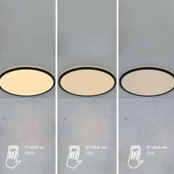 Lampy sufitowe OJA Nordlux LED Tworzywo sztuczne Czarny