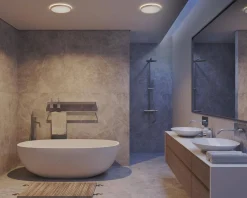 Lampy sufitowe OJA Nordlux LED Tworzywo sztuczne Chrom