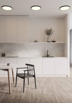 Lampy sufitowe OjaSmart Nordlux LED Tworzywo sztuczne Czarny