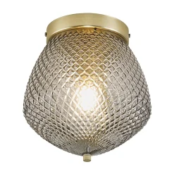 Lampy sufitowe ORBIFORM Nordlux E27 40W Szkło Mosiądz