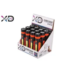 Latarka LED 3W COB + 3W LED 3xAAA (XD-HH120) - Xudo