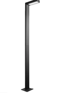 Latarnia ASKER POLE 1360 BLACK 2xLED 12W 3000K EEI C Norlys